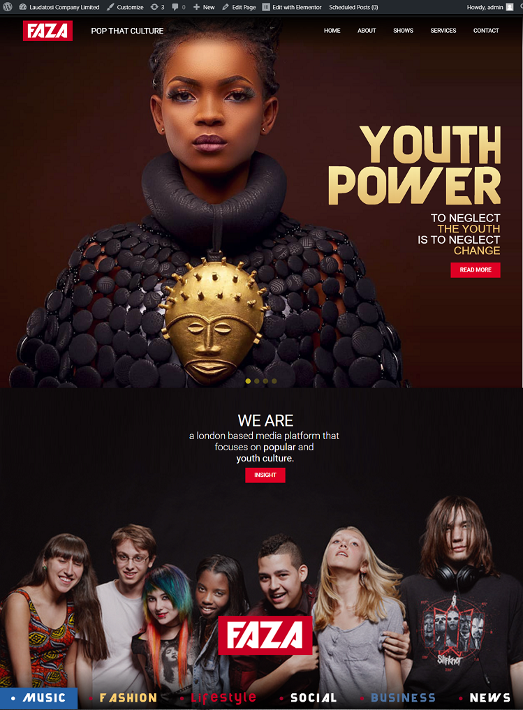 Perceptive IT Landing Page — inner page